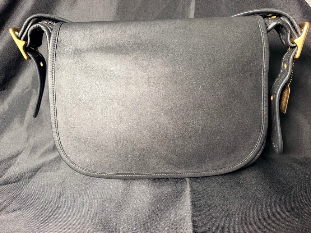 Vintage Coach Patricia's Legacy Bag 9951 Black Leather Crossbody Flap Bag